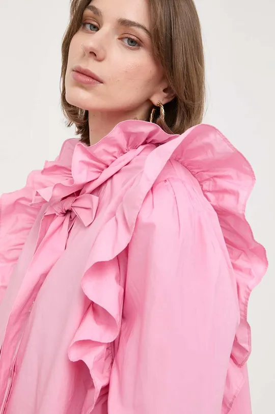 ružová Bavlnená košeľa Custommade