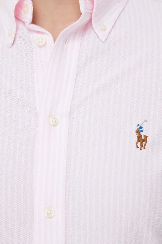 Бавовняна сорочка Polo Ralph Lauren рожевий