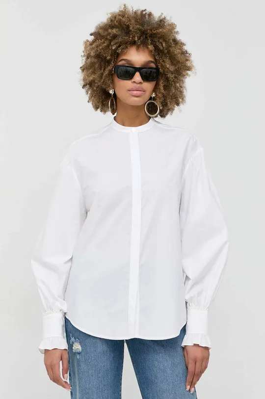 λευκό Βαμβακερό πουκάμισο Twinset