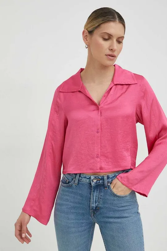 różowy American Vintage koszula Damski