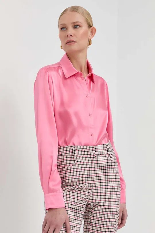 ροζ Μεταξωτό πουκάμισο MAX&Co. Γυναικεία