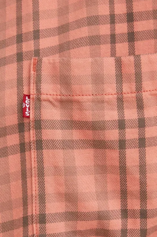 Βαμβακερό πουκάμισο Levi's κόκκινο