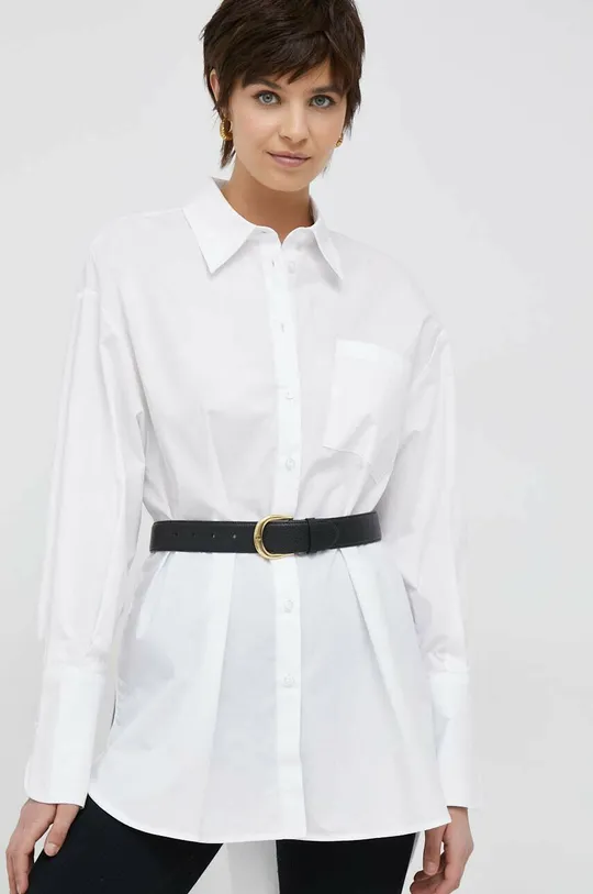 білий Бавовняна сорочка Sisley Жіночий