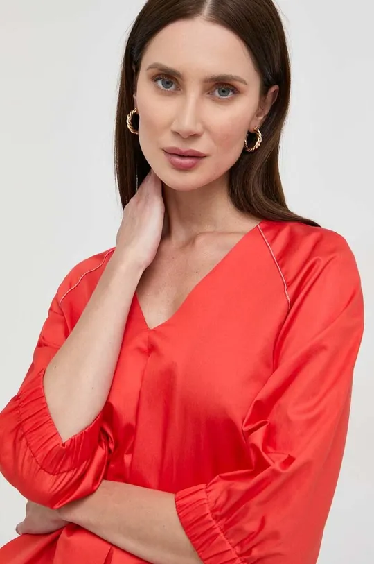 червоний Бавовняна блузка Max Mara Leisure Жіночий