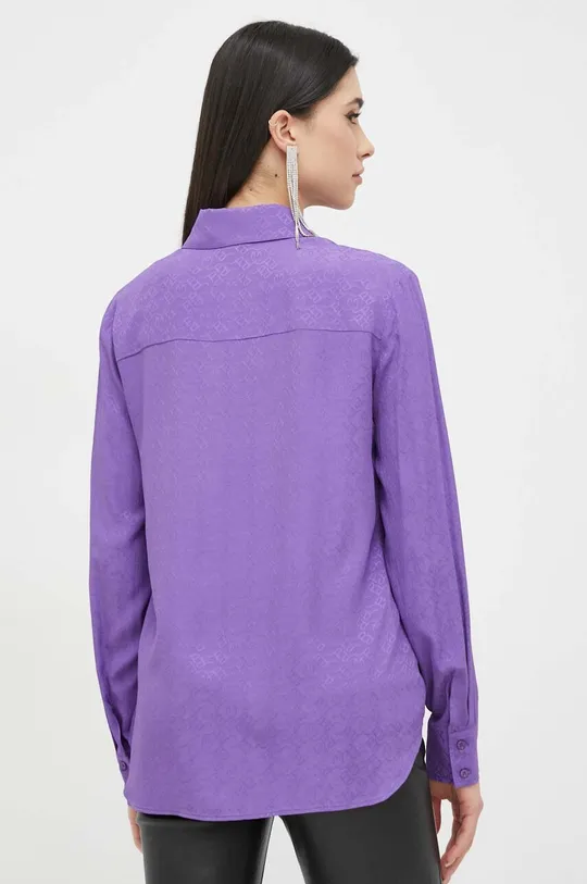 фиолетовой Рубашка с примесью шёлка Pinko