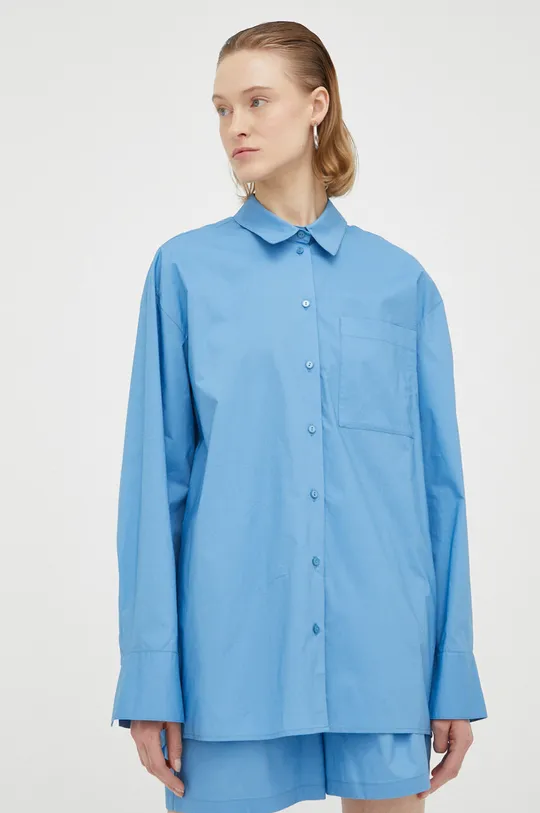 Birgitte Herskind camicia in cotone Henriette blu