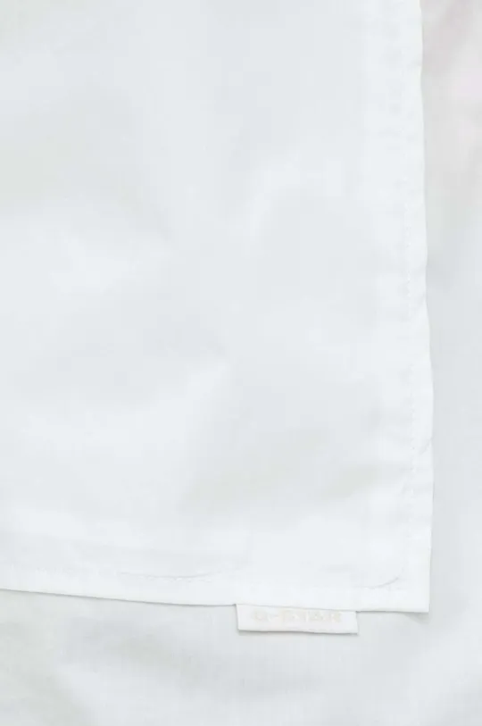 Βαμβακερό πουκάμισο G-Star Raw λευκό