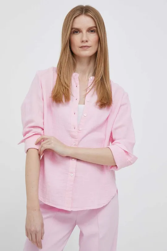 ροζ Βαμβακερό πουκάμισο GAP Γυναικεία