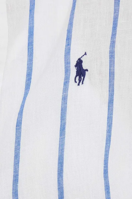 Льняная рубашка Polo Ralph Lauren белый