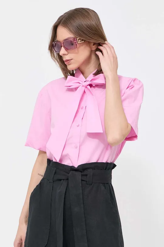 ροζ Βαμβακερό πουκάμισο MAX&Co. Γυναικεία