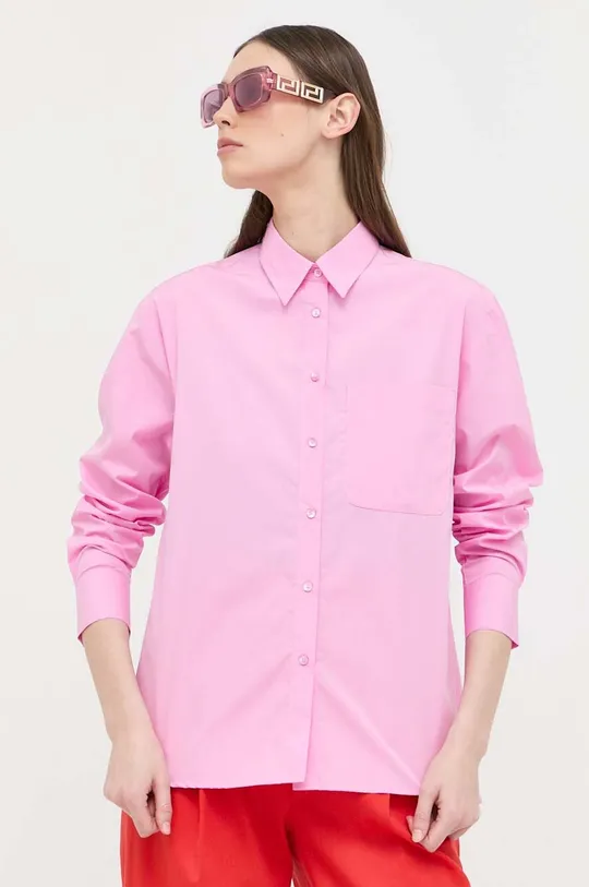 ροζ Βαμβακερό πουκάμισο MAX&Co. Γυναικεία