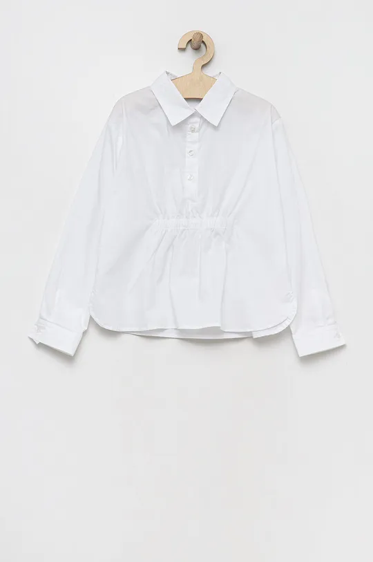 bílá Dětská bavlněná košile Birba&Trybeyond Dívčí