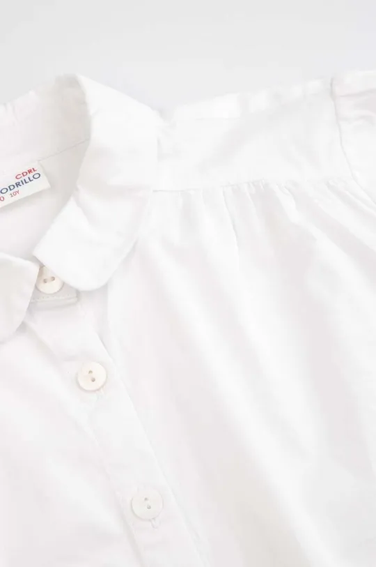 λευκό Παιδική βαμβακερή μπλούζα Coccodrillo