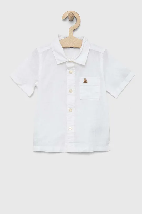 λευκό Παιδικό λινό πουκάμισο GAP Παιδικά