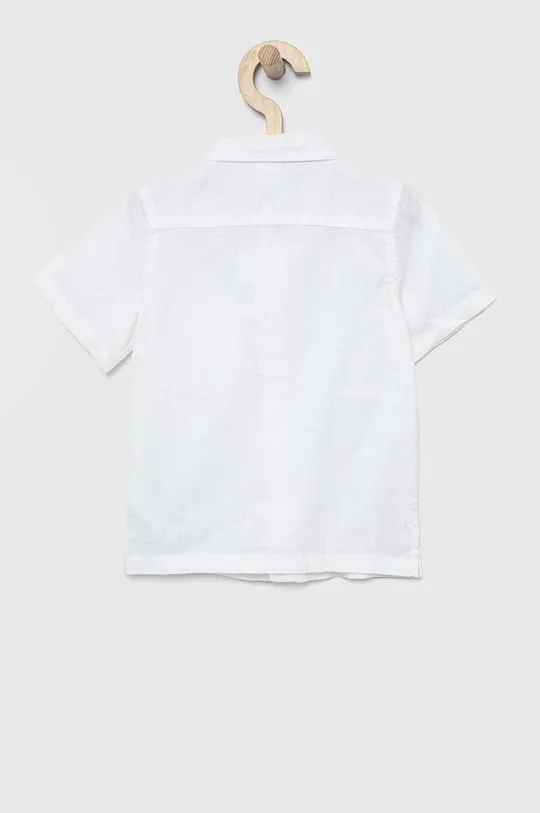 Παιδικό λινό πουκάμισο GAP λευκό