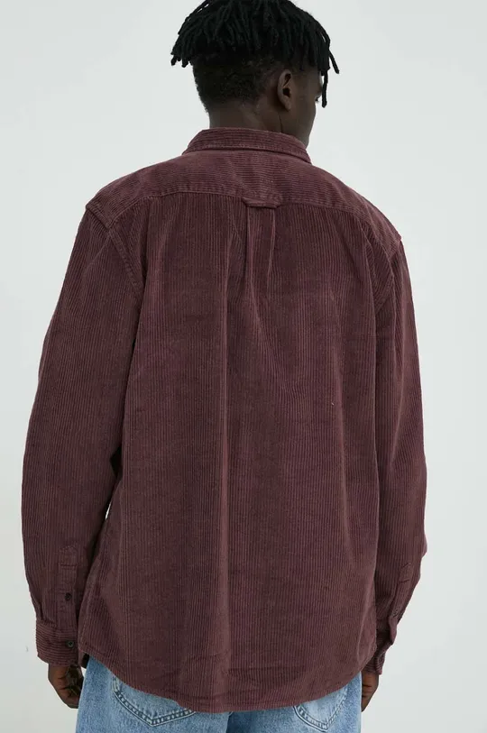 burgundské Manšestrová košeľa Wrangler
