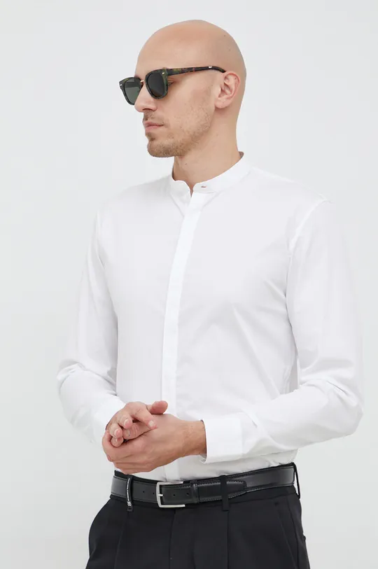 bianco Lindbergh camicia