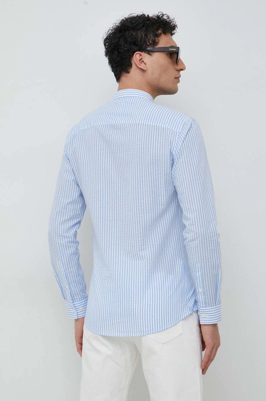 blu Lindbergh camicia in cotone