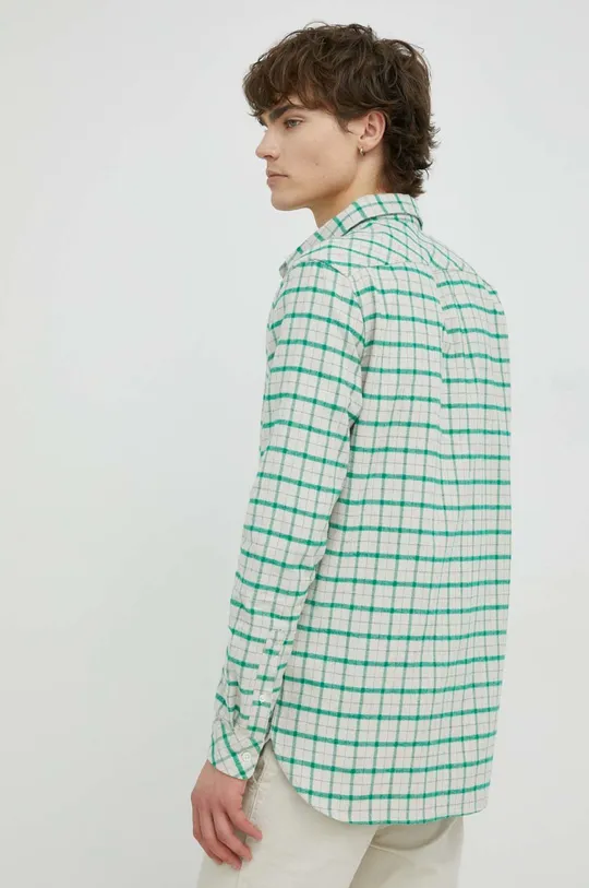 πράσινο Βαμβακερό πουκάμισο Samsoe Samsoe