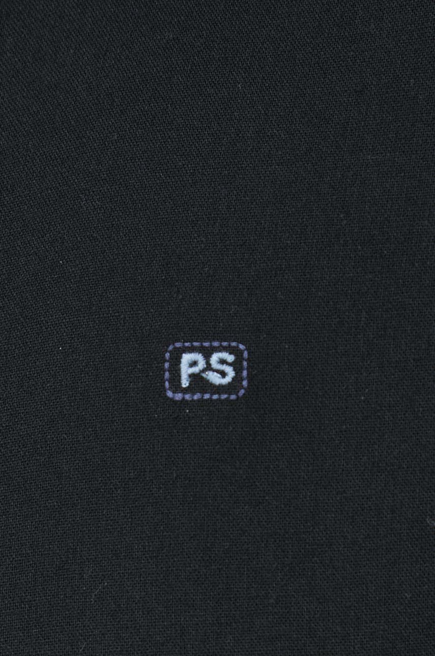 Рубашка Paul Smith мужская цвет чёрный regular воротник button-down ...