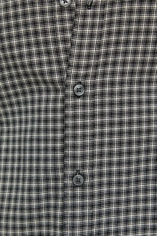 Βαμβακερό πουκάμισο Marc O'Polo μαύρο