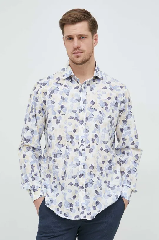 viacfarebná Bavlnená košeľa Paul&Shark Pánsky