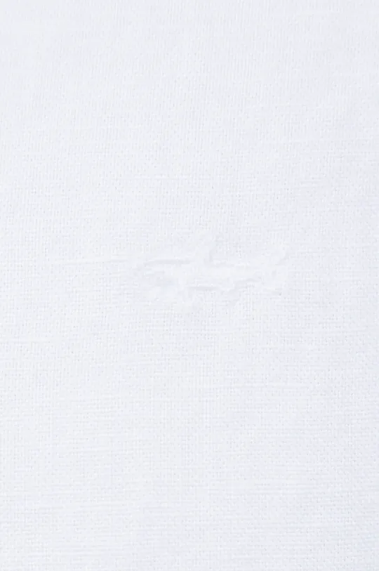 biały Paul&Shark koszula z domieszką lnu