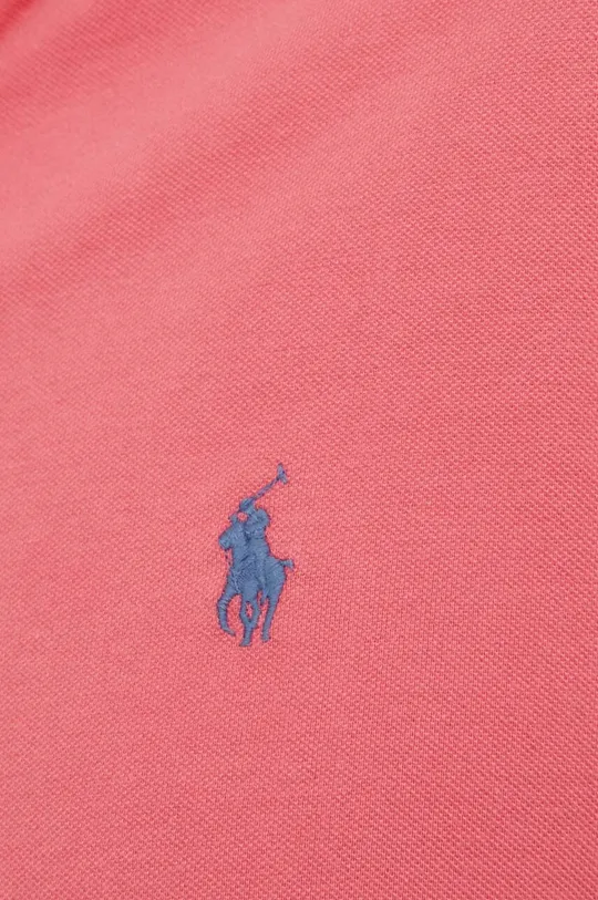 Хлопковая рубашка Polo Ralph Lauren красный