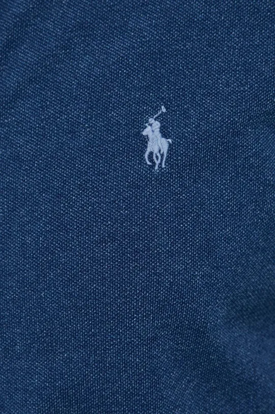 Pamučna košulja Polo Ralph Lauren mornarsko plava