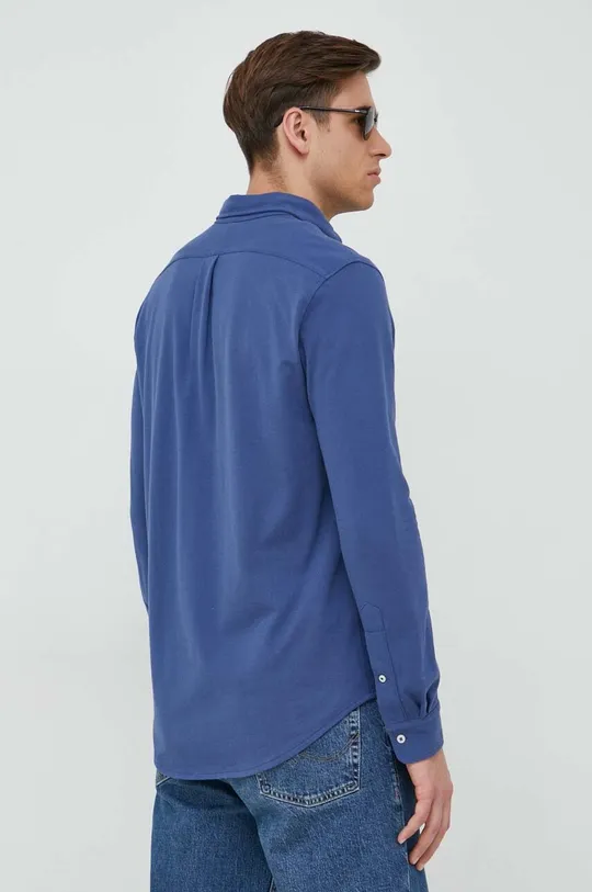 μπλε Βαμβακερό πουκάμισο Polo Ralph Lauren