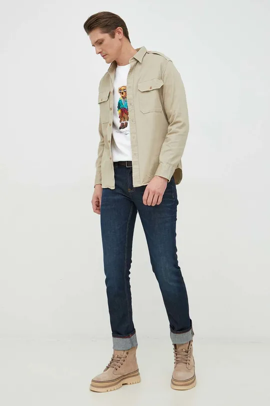Джинсовая рубашка Polo Ralph Lauren  100% Хлопок