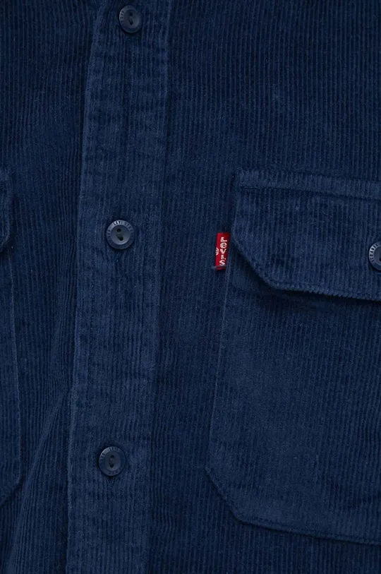 Levi's koszula sztruksowa granatowy