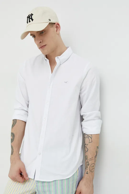 biały Hollister Co. koszula Męski