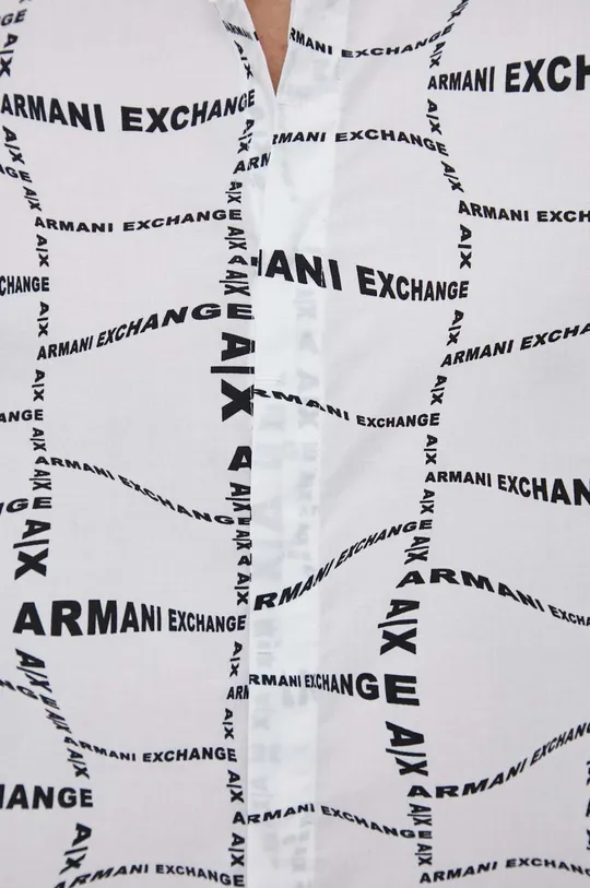 Πουκάμισο Armani Exchange λευκό