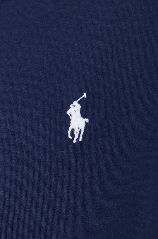 Bombažna srajca Polo Ralph Lauren mornarsko modra