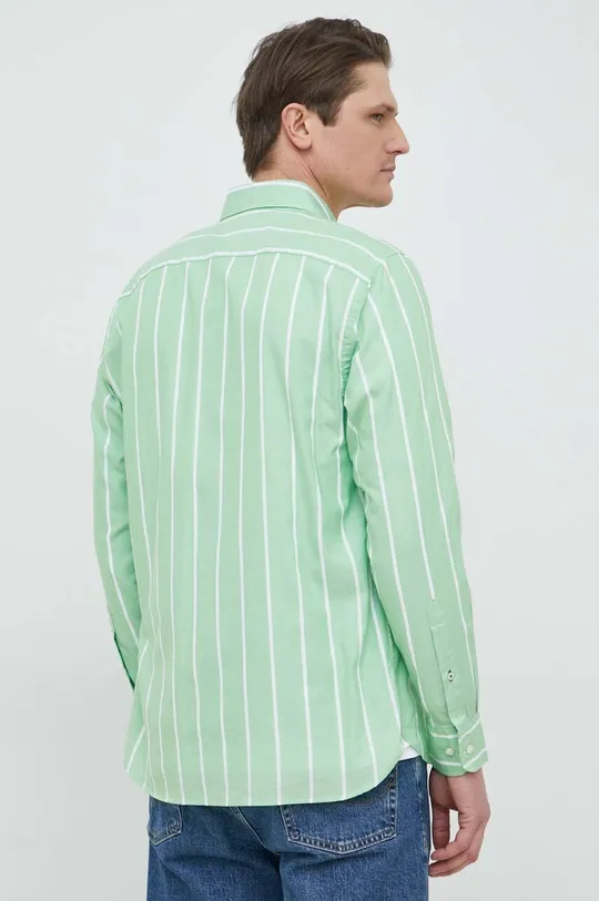 zelena Bombažna srajca Tommy Hilfiger