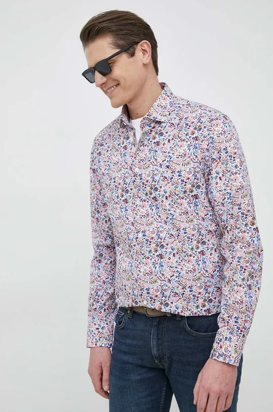 πολύχρωμο Βαμβακερό πουκάμισο Tommy Hilfiger Ανδρικά