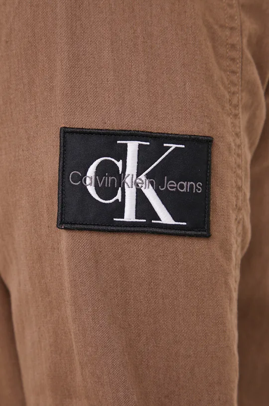 Сорочка з домішкою льону Calvin Klein Jeans Чоловічий