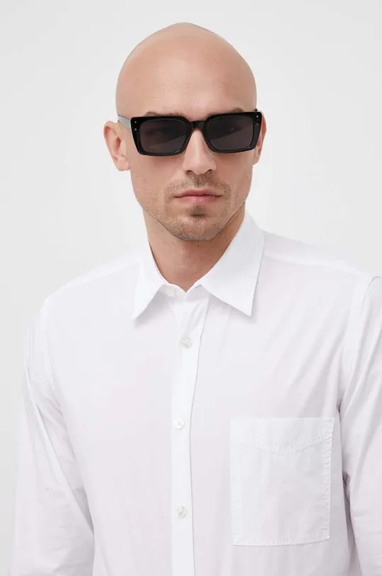 λευκό Βαμβακερό πουκάμισο BOSS BOSS ORANGE Ανδρικά