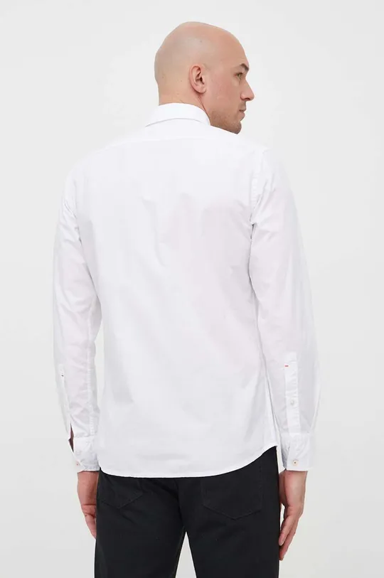 λευκό Βαμβακερό πουκάμισο BOSS BOSS ORANGE