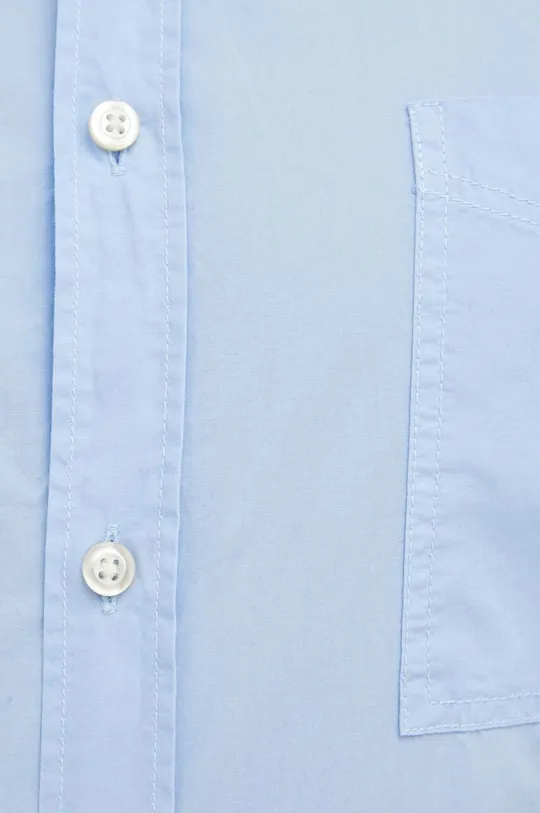 Bavlnená košeľa BOSS BOSS ORANGE modrá