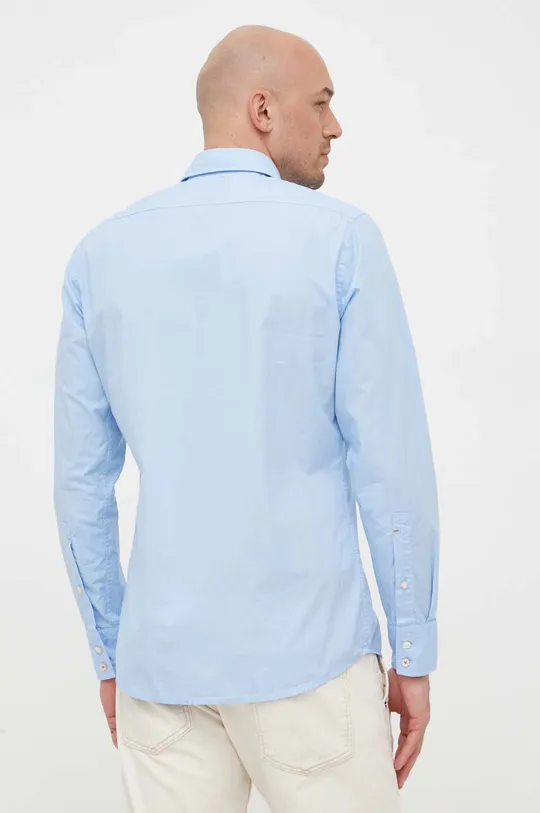 modrá Bavlnená košeľa BOSS BOSS ORANGE