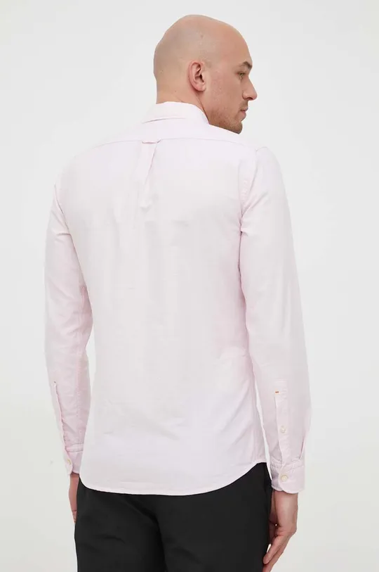 ροζ Βαμβακερό πουκάμισο BOSS BOSS ORANGE