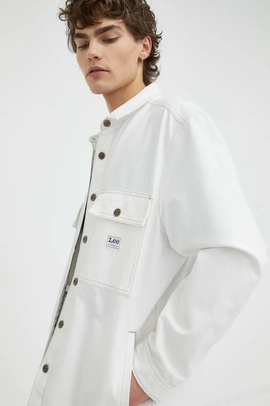 biela Rifľová košeľa Lee Pánsky