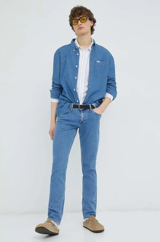 Wrangler koszula jeansowa 100 % Bawełna