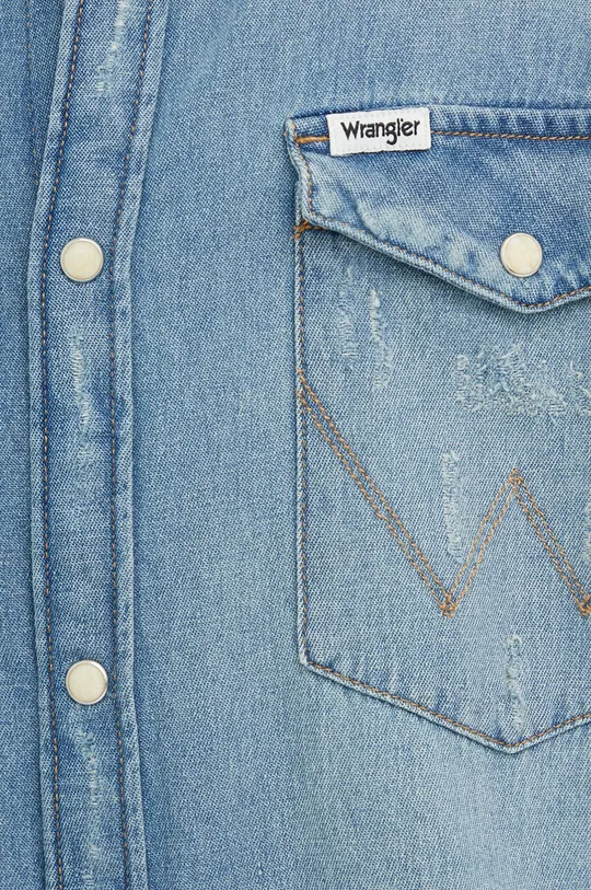 Jeans srajca Wrangler modra