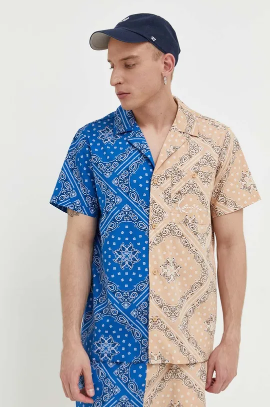 πολύχρωμο Βαμβακερό πουκάμισο Karl Kani