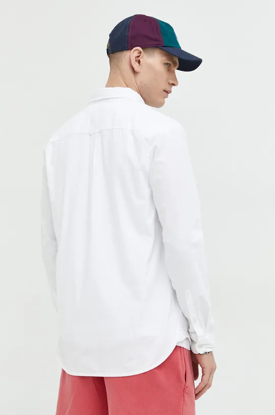biały Superdry koszula bawełniana