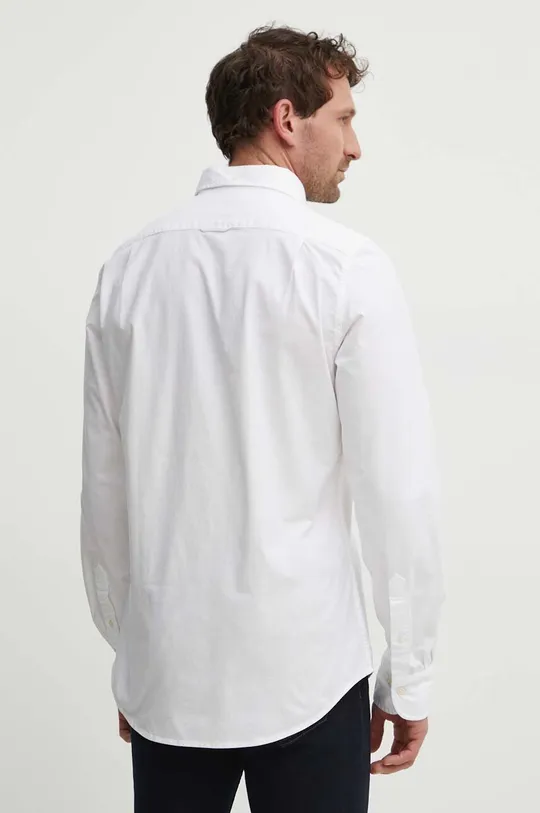 білий Бавовняна сорочка Gant