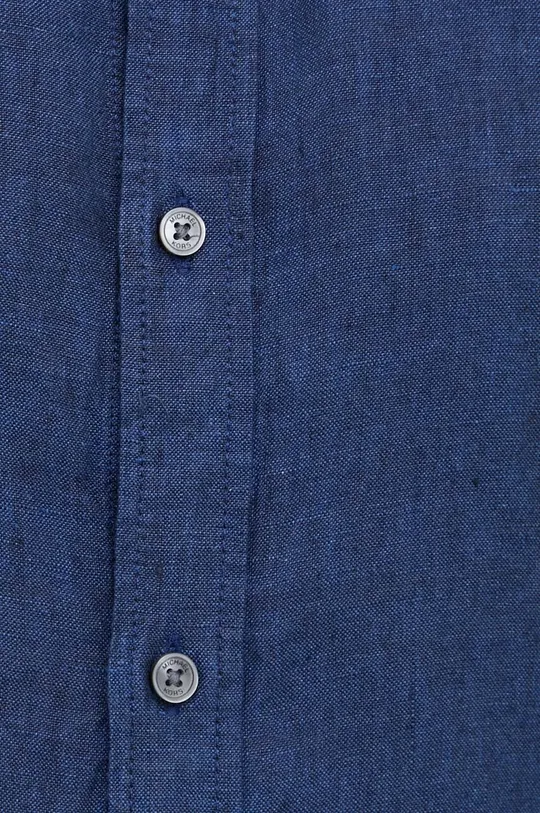 Льняная рубашка Michael Kors тёмно-синий